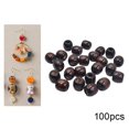 thumbnail image 3 of de Madera con Espaciaas de Agujeros Grandes para Collares de Decoración de Marrón Sunnimix Cuentas espaciadoras, 3 of 8