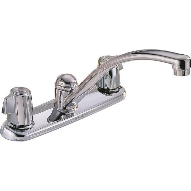 Delta Classic Kitchen Faucet, 9 in X 5 - 9 in Spout, 8 in Center, 1.8 gpm