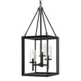 thumbnail image 3 of Samson&nbsp; Modern Black 3 Light Pendant with Clear Shade, 3 of 3