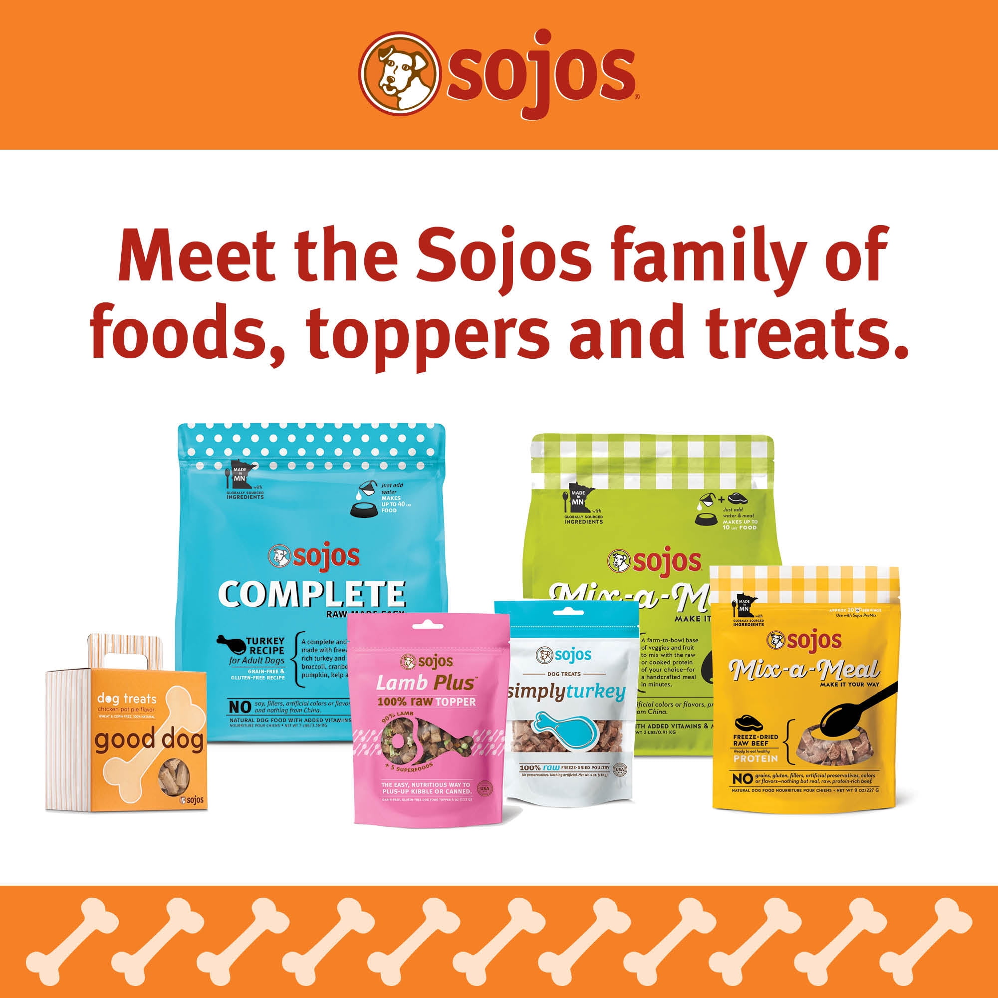 Sojos Good Dog Crunchy Natural Dog Treats, Blueberry Cobbler, 8-Ounce Box