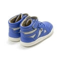 thumbnail image 5 of Old Soles Toddlers Shizam Hi Top Shoes, Neon Blue \ Snow,25 EU (9 US) M US, 5 of 7