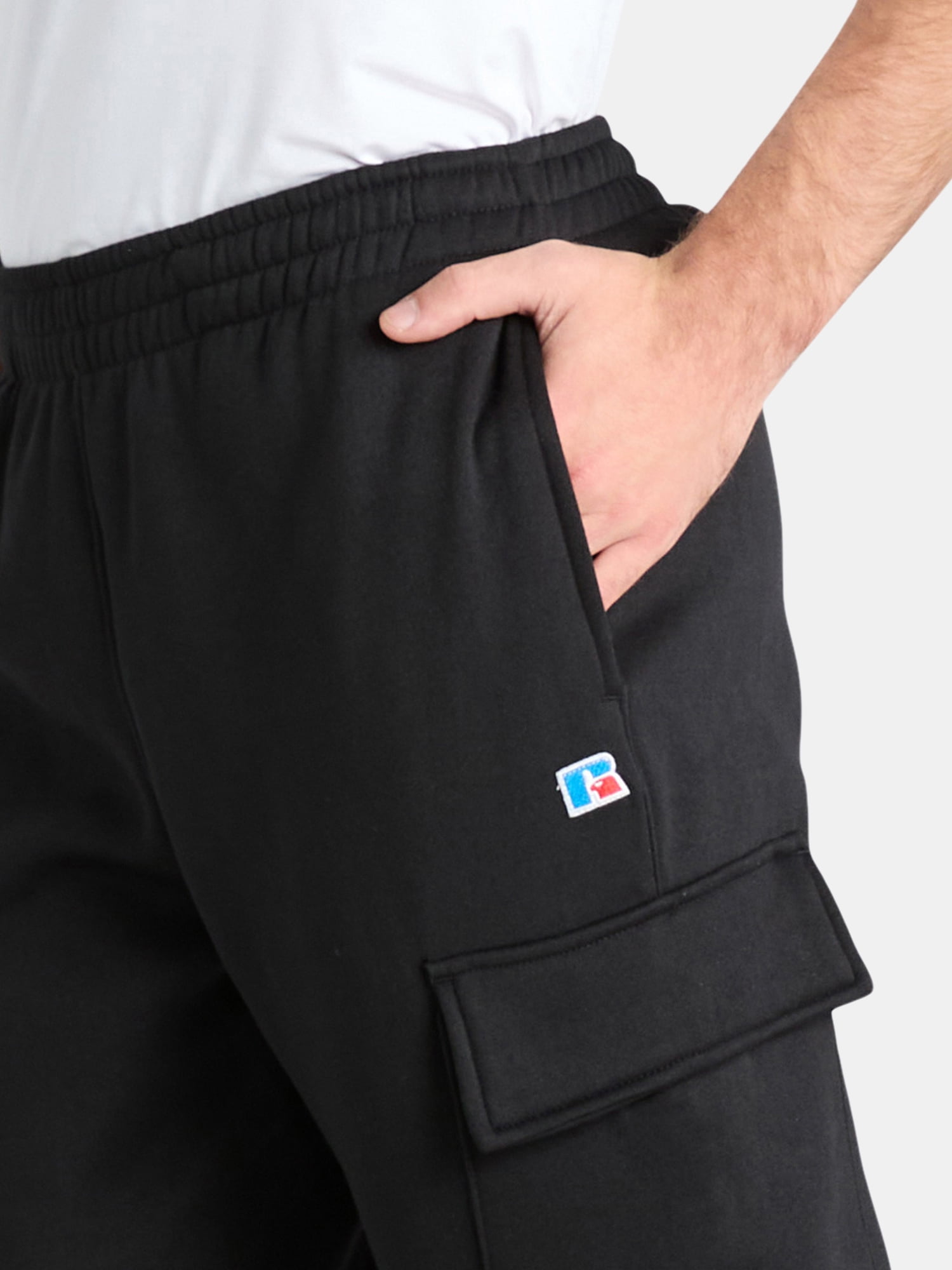 Russell Athletic Men's Fleece Cargo Jogger Pants, Sizes S-2XL