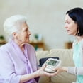 thumbnail image 7 of Imountek Upper Arm Blood Pressure Monitor, BP Machine with Voice Broadcast, 8.66-12.6in Cuff Backlit Screen Display for Home Use, 7 of 7