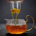thumbnail image 4 of QTOCIO Glass Teapot Set Household High Temperature Tea Separation Tea Pot Thick Office Small Teapot Heat, 4 of 6