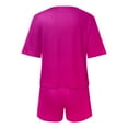 thumbnail image 4 of Hiijoy Big Girls Tie Dye Outfits Short Sleeve T Shirt Shorts Clothes Set, Sizes 11-12Y, 4 of 5