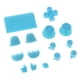 thumbnail image 1 of Kit completo de modificación de botones JDM-040 D-Pad Trigger LT RT LB RB para PS4 Pro Controller Sky Blue Sunnimix L1 L2 R1 R2 Botones táctiles, 1 of 8