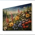 thumbnail image 2 of Designart "Nature s Colorful Bouquet of Wildflowers" Floral Print on Natural Pine Wood, 2 of 5