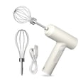 thumbnail image 3 of Billuyoard Batidor de huevos inalámbrico eléctrico de mano de 20W batidor de crema recargable por USB mezclador de 3 engranajes batidor de Herramientas y accesorios para hornear blanco, 3 of 6