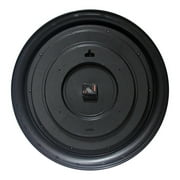 Infinity Instruments 24 Inch Classical Indoor Room Decorative Wall Clock, Black