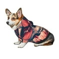 thumbnail image 7 of Honeii Skull With Roses And Sunglasses Print Small Dog Hoodies Pet Hooded Sweatshirts Fall Winter Puppy Cat Sweaters Warm Clothes for Small Dogs Outfits Costume-XX-Large, 7 of 7