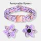 thumbnail image 3 of Collar para perro de niña de las flores para perras con hebilla de metal de seguridad, 3 of 5