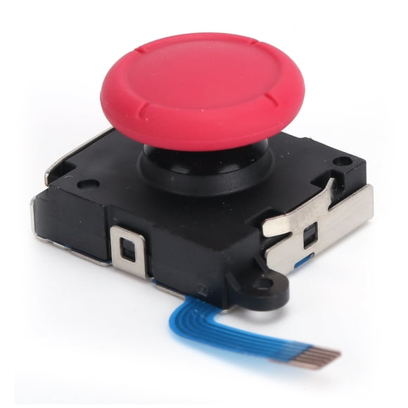 Joystick Replacement, Joystick Thumb Stick Comfortable Compact Wear Easy To Replace for Switch Lite Controller Black,White,Blue,Red