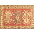thumbnail image 1 of Ahgly Company Indoor Rectangle Geometric Brown Traditional Area Rugs, 3' x 5', 1 of 4