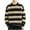 Black, variant on Wyobmus Long Sleeve Sweaters for Men Vintage White Red Striped Cable Knit Pullover Casual Crew Neck Overcoat Coffee