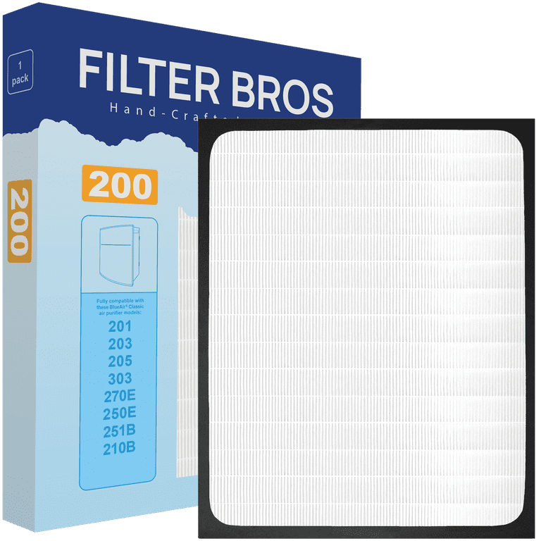 Filter Bros BA-200 Compatible With BLUEAIR Classic Series 200/300