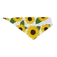 thumbnail image 4 of Junzan Sunflowers-1pcs Dog Bandanas,Dog Bandanas Scarf Triangle Bibs Kerchief Flannel Thicken Cotton Bandana for Small Medium Large Dogs and Cats, 4 of 9