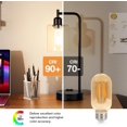 thumbnail image 3 of czcpp-T45 Ampoules LED Dimmables 6W 2700K Blanc Chaud, Base E26 120Volts Ampoule LED pour Lampes de Table Industrielles à Contrôle Tactile Lampe de Table en Cristal Lampe de Sol, 3 of 4