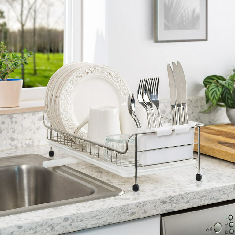 Dish Rack With Drainer Spout