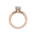 thumbnail image 3 of 1.15 Carat Excellent Emerald Cut Real Diamond New Design Solitaire Ring for Wedding Solid 18K Rose Gold Size 11, 3 of 8
