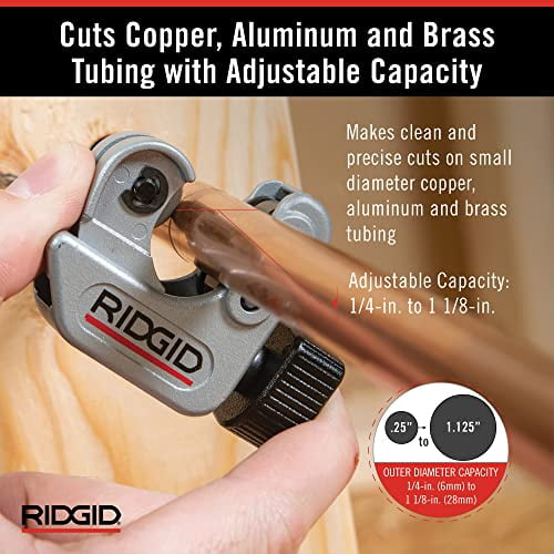 RIDGID 40617 Model 101 Close Quarters Tubing Cutter 1 4 inch to 1