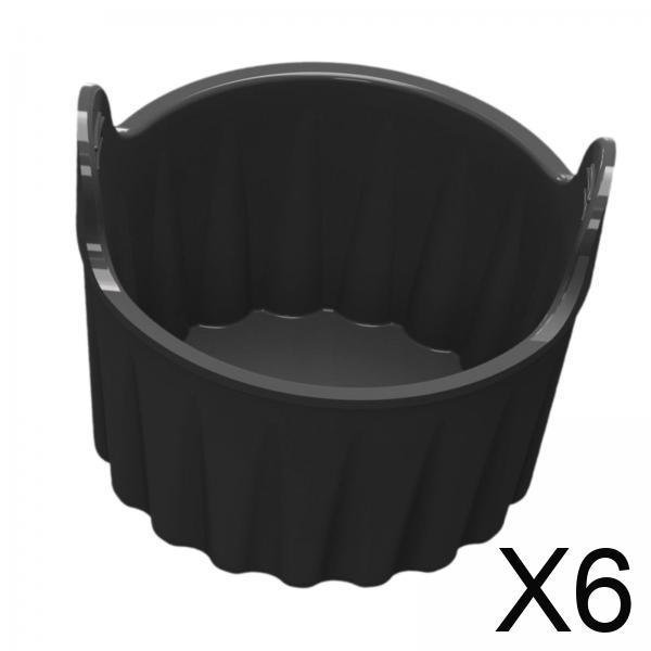 Moldes para hornear en freidora de aire,Molde de silicona para hornear en freidora de aire Modelo de tarta de huevo,Mini molde para muffins de silicona antiadherente para freidora de