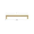 thumbnail image 4 of GlideRite 7-9/16 in. 192mm Center to Center Smooth Bar Pull, Champagne Gold, 4 of 4