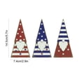 thumbnail image 3 of Nkmbld 3 Pcs 4th of July Wooden Table Decorations Rustic Patriotic Wood Tabletop Sign Centerpiece Decorations for Office Desk Home Kitchen Tiered Tray Decor, 3 of 8