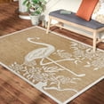 thumbnail image 4 of LR Home Camila 5' x 7', Beige Flamingo Fade, Stain, and Moisture Resistant Indoor/Outdoor Area Rug, 4 of 9
