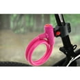 thumbnail image 3 of Qumonin Colorful Bike Cable Lock Anti-Theft Chain (Pink), 3 of 5