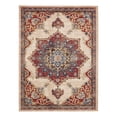 thumbnail image 2 of Unique Loom Utopia Collection Area Rug - Helios (9' x 12' 2" Rectangle Cream/Blue), 2 of 6