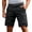 Black, variant on Men's Cargo Shorts Cotton Twill 8" Inseam Knee Length Chino Short Pants Classic Fit Utility Multi-Pocket Outdoor Work Wear for Hiking Fishing with 6 Pockets