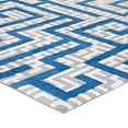 thumbnail image 3 of Modway Nahia Geometric Maze 5' x 8' Area Rug in Ivory and Blue, 3 of 7