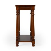 Butler Chairside Table - Olive-ash Burl