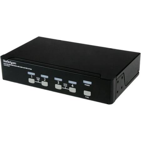 StarTech.com 4-Port DVI USB KVM Switch with Audio and USB 2.0