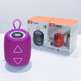 thumbnail image 2 of Altavoz 5.3 compatible con Bluetooth Altavoz de 1200 mAh Radio FM Luz LED (púrpura) WDOplteas Para estrenar, 2 of 3