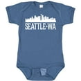 thumbnail image 3 of Inktastic Seattle Washington Skyline Wa Cities Boys or Girls Baby Bodysuit, 3 of 5