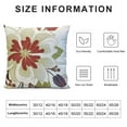 thumbnail image 5 of Embroidered Decorative Throw Pillows Cover  Boho Farmhouse Square Pillow Case for Couch Sofa Bed, Plant Floral Patterns Home Decor Pillows Cover, Fall Pillow Cover Cushion, 5 of 5