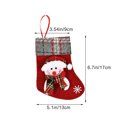 thumbnail image 3 of Gcvizuso Christmas Stockings, Clearance Christmas Decor, Christmas Socks Gift Bags, Christmas Decorations Santa Claus Small Socks Christmas, 3 of 3