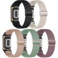 thumbnail image 1 of Pulseras de reloj Folavii de nailon elástico para Fitbit Charge 6/5, 1 of 7
