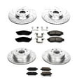 thumbnail image 3 of PowerStop Front and Rear Z23 Evolution Sport Carbon-Fiber Ceramic Brake Pad and Drilled & Slotted Rotor Kit Fits: INFINITI NISSAN Select Models K114, 3 of 10