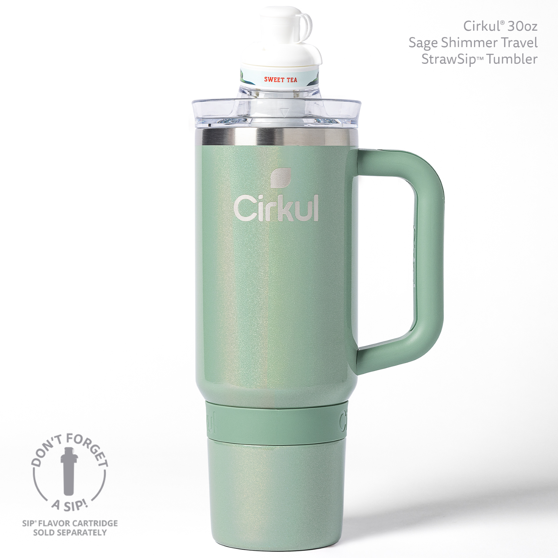 Cirkul 30oz Stainless Steel Tumbler with Straw photo 2