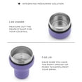 thumbnail image 2 of JoyJolt Vacuum Insulated Cocktail Protein Shaker - 20 oz - Purple, 2 of 7