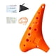 thumbnail image 1 of Ocarina Alto C coleccionable de 12 agujeros para niños, principiantes y adultos Naranja, 1 of 9