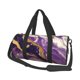 thumbnail image 1 of Fotbe Purple Gold Marble Swirls Bolsa Deportiva de Lona Plegable con Estampado, Bolsa de Gimnasio con Bolsillo Seco/Húmedo, Bolsa de Viaje Ultraligera de Gran Capacidad, 1 of 5