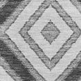 thumbnail image 3 of HomeRoots 676398 10 x 14 ft. Gray Charcoal & Silver Southwestern Washable Machine Made Rectangle Area Rug with UV Protection, 3 of 9