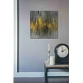 thumbnail image 2 of Epic Graffiti  "Black and Gold Abstract" by Danhui Nai, Giclee Canvas Wall Art - 18" x 18", 2 of 2