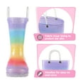 thumbnail image 5 of Bocca Kids Colorful Gradient Rain Boots for Toddler Girls Sizes 1, 5 of 5