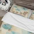 thumbnail image 4 of Designart 'Blue Poppies Cottage Flowers II' Cottage Duvet Cover Set, 4 of 4