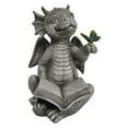 thumbnail image 1 of Angelo Décor Kaida Dragon with Butterfly Solar Statue, 1 of 1