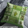 thumbnail image 3 of Erosebridal Pickles Fabric By The Yard,Pickled Cucumber Upholstery Fabric,Cartoon Cucumber Decorative Fabric,Delicious Pickles Indoor Outdoor Fabric,Green Olive,2 Yards, 3 of 5